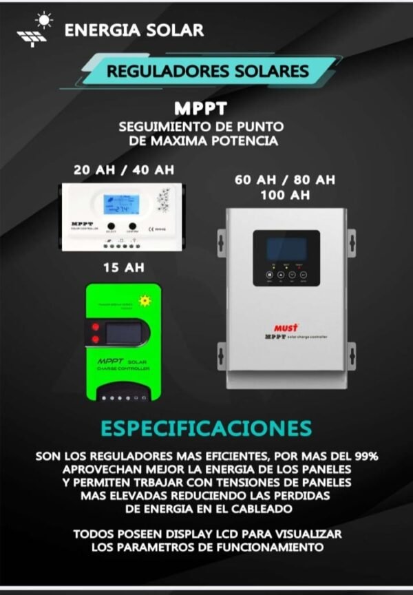 reguladores solares